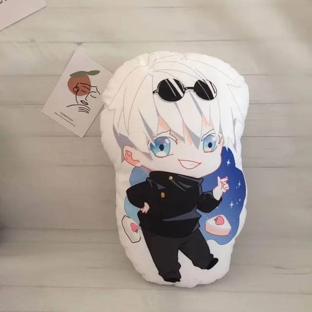 Anime Jujutsu Kaisen Cute Plush Doll Pillow Toys Keychain Gojo Satoru Yuji Itadori Ryomensukuna Pendant Cartoon Cushion Toy