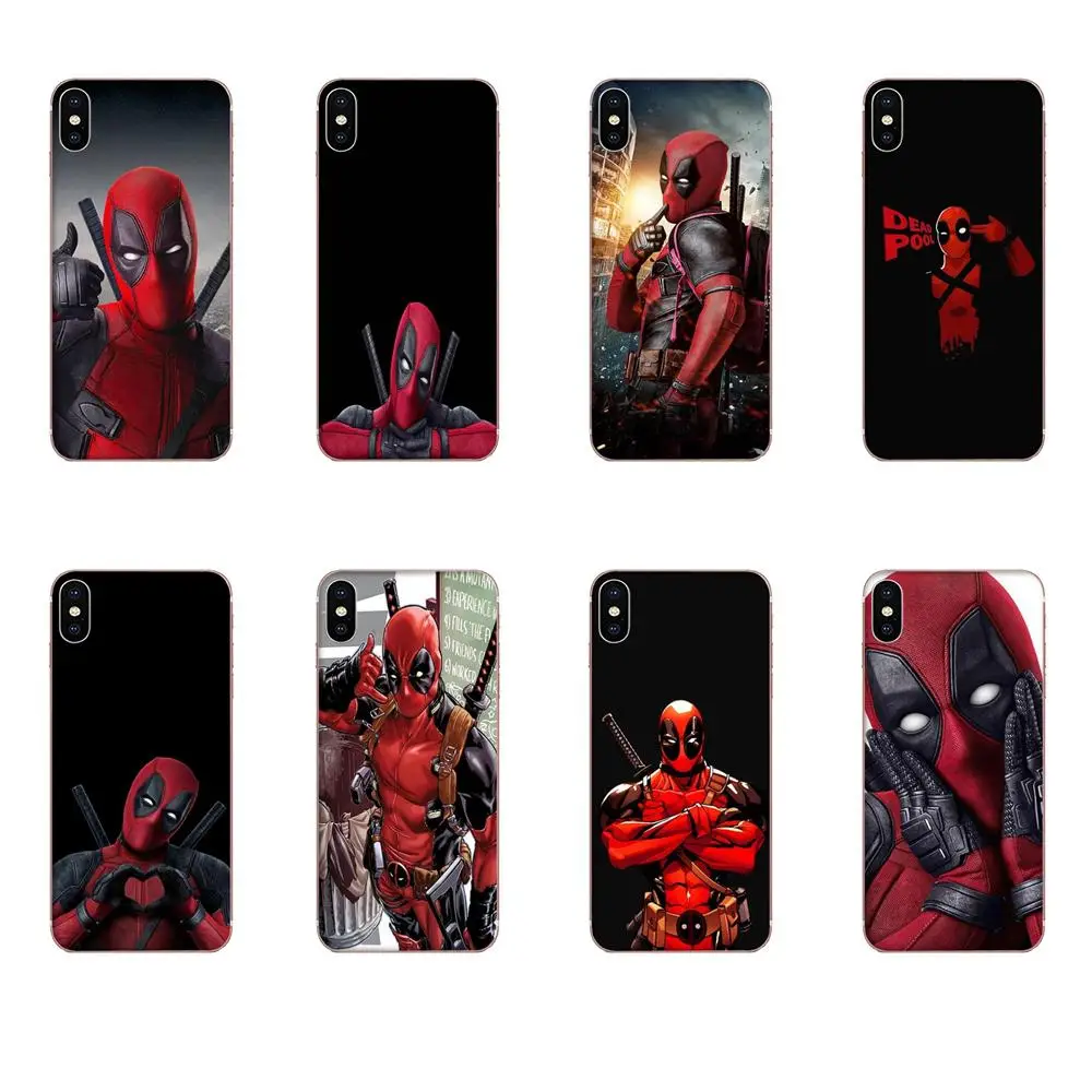 Марвел Дэдпул Мягкий ТПУ Модный Оригинальный для Galaxy Alpha Note 10 Pro A10 A20 A20E A30 A40 A50 A60 A70