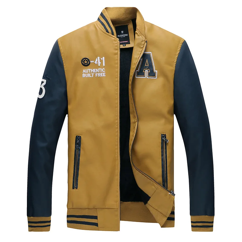 

Men's Slim Fit Plus Velvet Locomotive Pu Leather Coat Li Collar Slim Fit Trend Leather Jacket