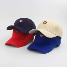 Мужская и женская кепка в форме сердца на весну и осень, простая бейсболка в стиле хип-хоп с вышитым козырьком, кепка для отдыха на открытом воздухе