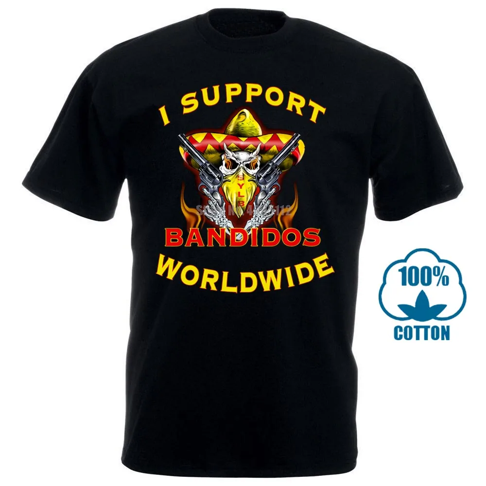 

Bandidos Mc Shirt Support Your Local Bandidos Black Men & Women T Shirt S Xl #1 011201