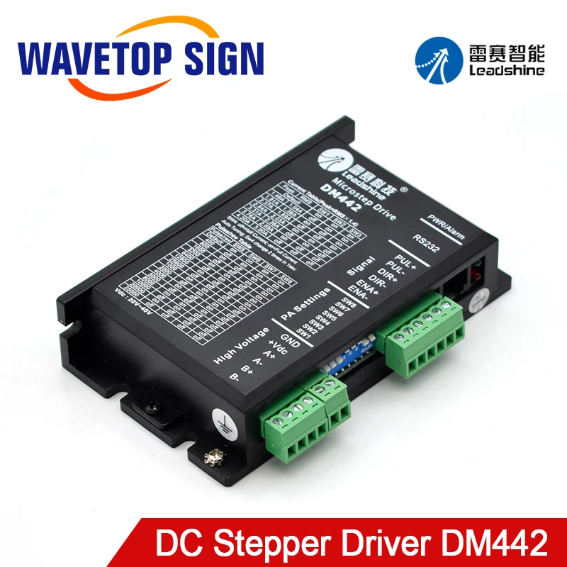Драйвер шагового двигателя WaveTopSign Leadshine 2-фазный драйвер DM442 напряжение 20 ~ 40 В