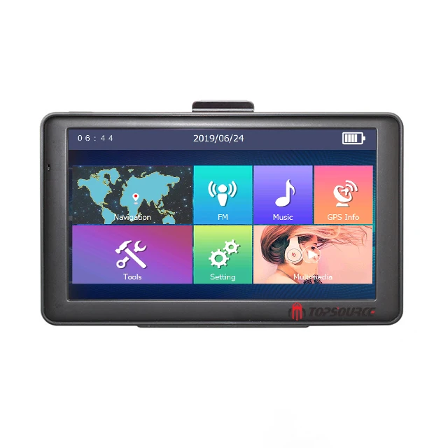 TOPSOURCE 7 дюймов сенсорный экран windows ce6.0 автомобильный мультимедийный плеер DVD gps навигации с Бесплатные дорожные карты - Размер экрана, дюймов: Without Bluetooth