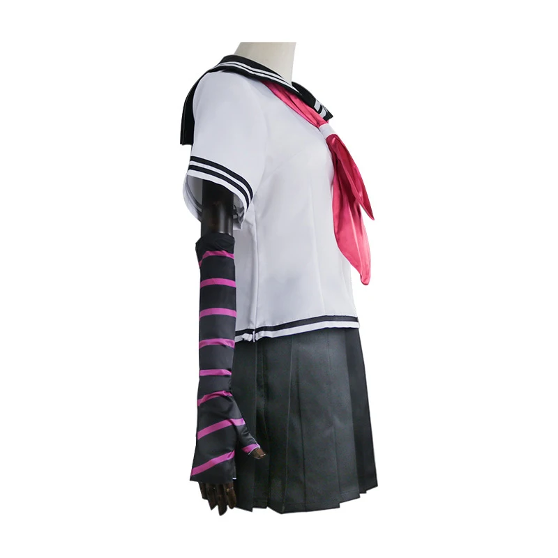 Полный комплект Ibuki Mioda костюм для тематической вечеринки Dangan Ronpa 2 с длинным