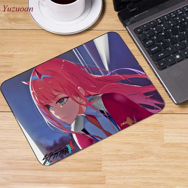 Yuzuoan Ddarling in the Franxx аниме большая рекламная акция Россия Дизайн игровой коврик для мыши геймер игровой коврик маленький размер для 18X22 см - Цвет: 22x18cm