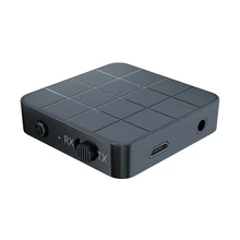 2021 nouveau KN321 Bluetooth 5.0 -Audio récepteur émetteur 3.5mm AUX Jack RCA stéréo musique sans fil adaptateur pour haut-parleur TV voiture PC
