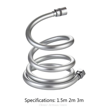 

1.5/2/3m PVC Smooth Shower Hose High Pressure Thickening Handheld Head Flexible Winding For Bath Accessories Au 20 20 Dropship