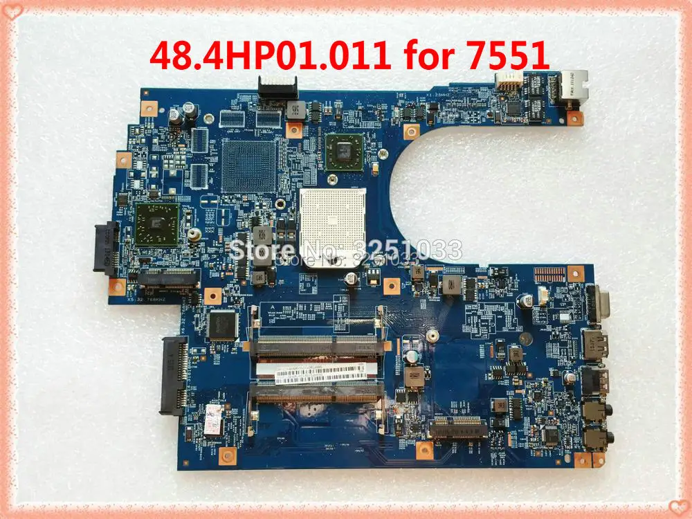 48.4HP01.011 для ноутбука Acer Aspire 7551 7551G материнская плата 7422 3749 JE70 DN MB 09929 1 MBBKM01001 MB.BKM01.001