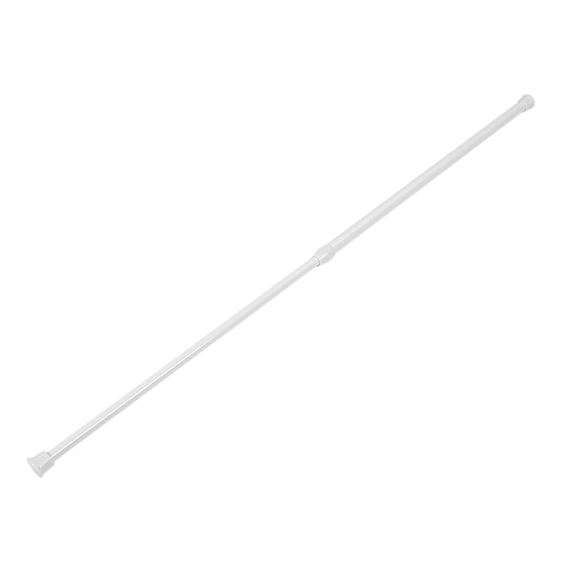 

Spring Loaded Extendable Telescopic Net Voile Tension Curtain Rail Pole Rod Rods White 40-75cm