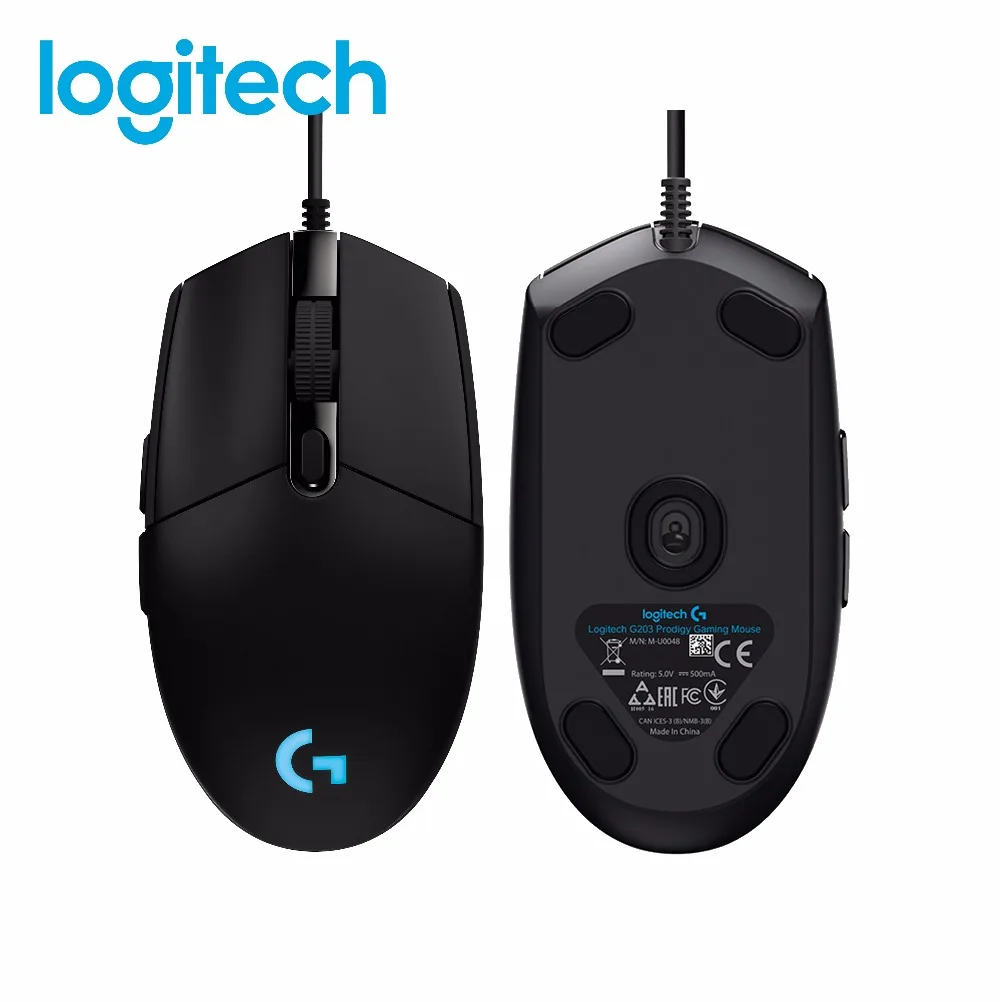 Logitech G102 PRODIGY Проводная игровая клавиатура Мышь оптический 6000 Точек на дюйм 16 8 м