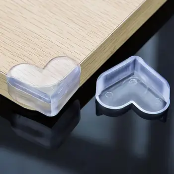 

10 PCS Child Baby Safety PVC Protector Table Corner Edge Protection Cover Children Anticollision Edge & Guards