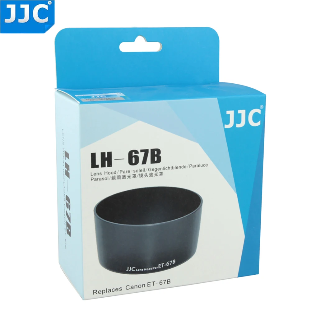 JJC байонетная бленда объектива камеры для Canon EF-S 60 мм f/2,8 макрообъектив заменяет ET-67B