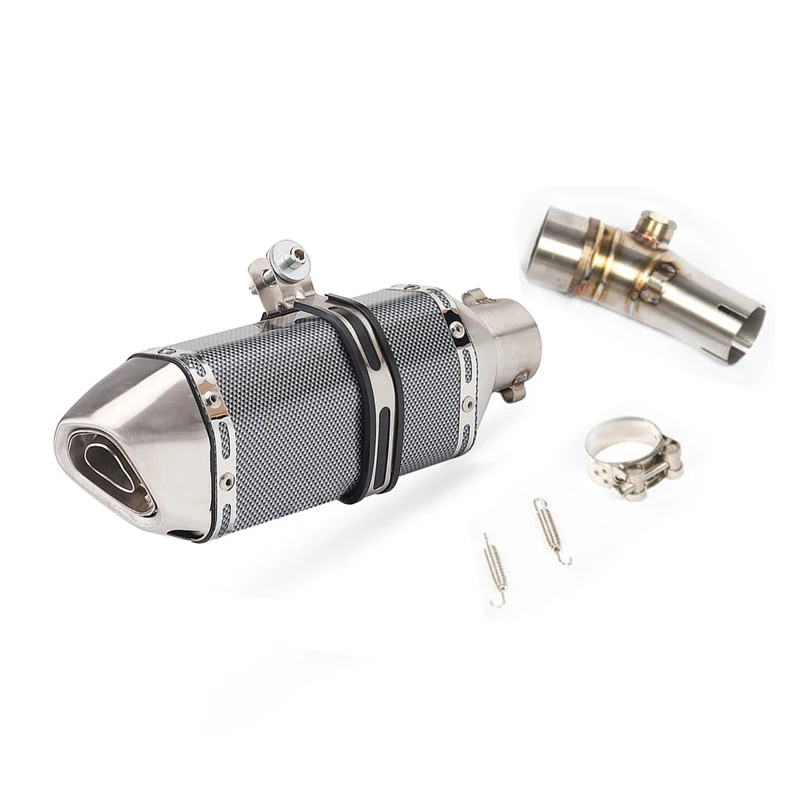 Для Kawasaki ER6N ER6F 2012- мотоцикл выхлопной наконечник глушитель Соединительная труба слипоны ER6N ER6F