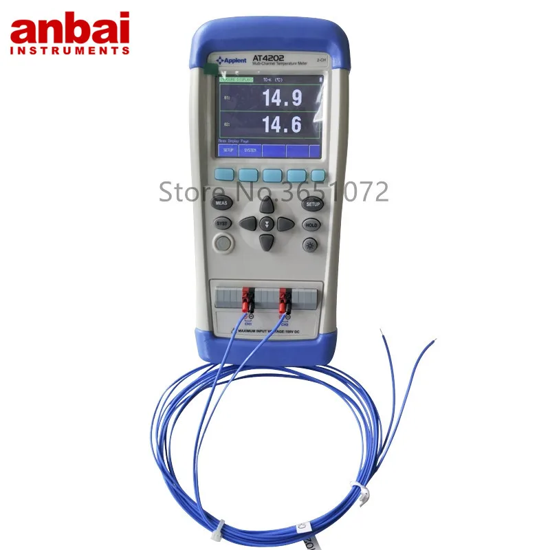 

AT4202 Handheld Thermometer with 2 Pieces of Thermocouple