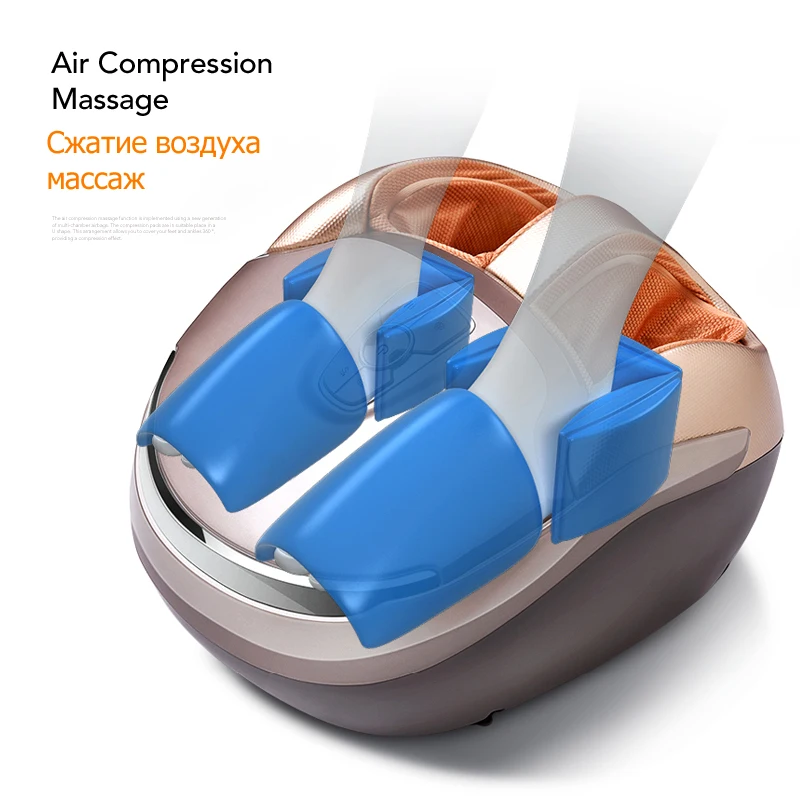 MARESE Electric Foot Massager Vibration Shiatsu Massage Machine Heating  Therapy Air Compression Health Care