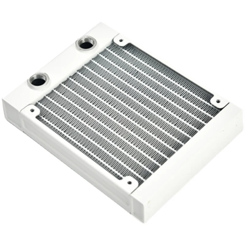 Syscooling 화이트 워터 냉각 라디에이터 120 240 360 알루미늄 워터 냉각 행 컴퓨터 워터 냉각 케이스 diy 27mm 라디에이터