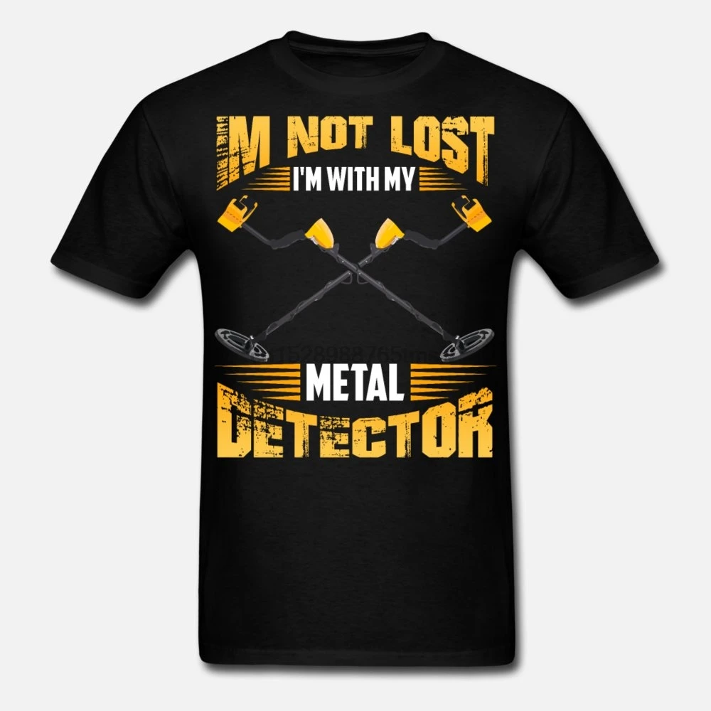 Для мужчин футболка детектор металла я не потерялся мне футболки женщин