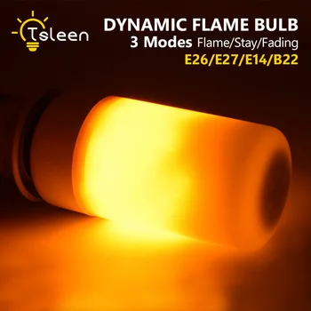 

Flame decorative bulb LED Creative Corn Bulb flame Lights E27/E14/B22/E26 Flame Effect Flame simulation effect Night light