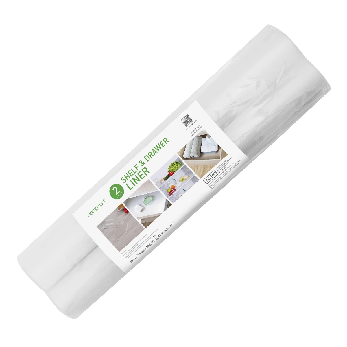 

Hemoton 2 Rolls Shelf Drawer Liner Dustproof EVA Waterproof Non-Slip Mat Pad for Kitchen Drawer Refrigerator Cupboard Cabinet A2
