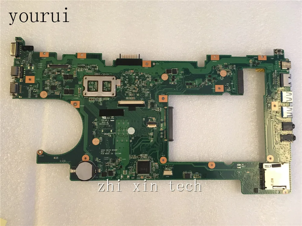 Yourui U32U материнская плата для ASUS U32U ноутбук материнская плата U32U материнская плата REV 2,0 интегрированная полностью протестированная