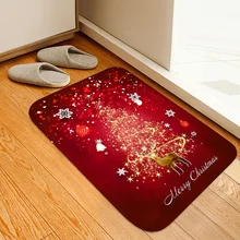 Входной двери Рождественский коврик для кухни ванной абсорбирующие коврики для ванной Противоскользящий коврик для спальни ковер для украшения дома