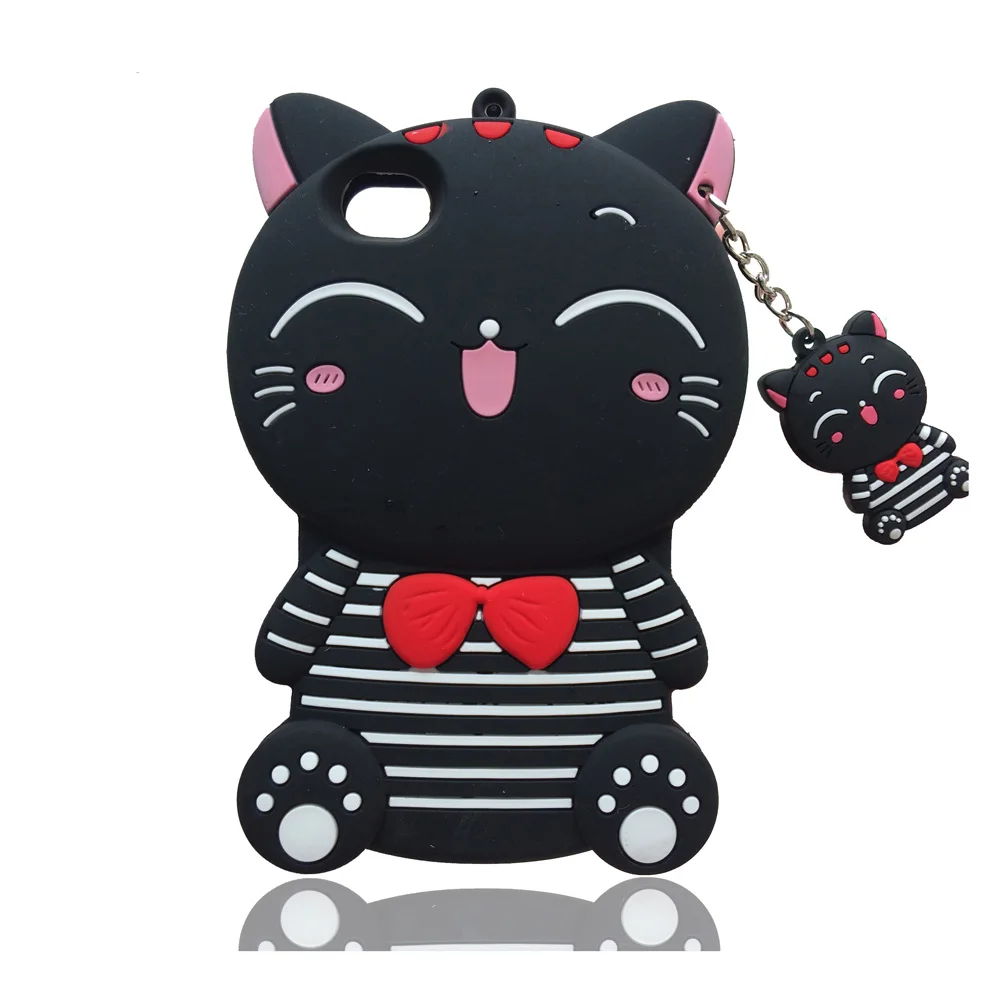 For iPhone 5 6 7 8 11 Pro X XR XS Max /Plus New 3D Cartoon Animal Soft Silicone Case Cell Phone Back Cover Skin Shell Shockproof