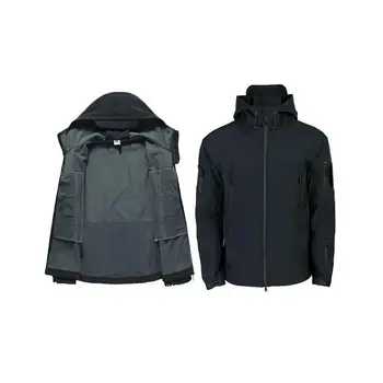 

Outdoor Waterproof Women's Clothes Soft Shell Fleece Windproof Breathable Warm Three-In-One Coat Shark Jacket Men's Coat