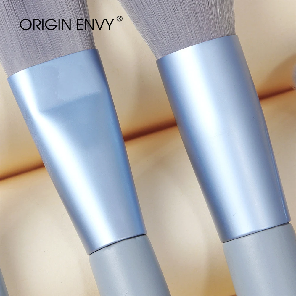 ORIGIN ENVY 7Pcs Makeup Brushes Foundation Brush Wooden Handle Soft Hair Makeup Set Brush Portable Beauty Tool Beauty