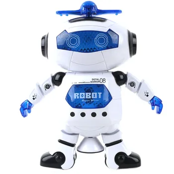 

360 Rotating Smart Space Dance With Music Light For Kids Astronaut Toy Robot Electronic Walking Toys Christmas Birthday Gift