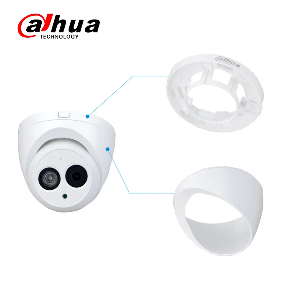 Камера видеонаблюдения Dahua IP 4 МП HD PoE ИК 30 м ночное видение Starlight купольная сетевая