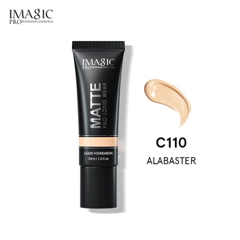 

IMAGIC Matte Foundation Concealer Oil Control Long-lasting Easy To Remove Makeup Anti-sweat And Waterproof Foundation TSLM1