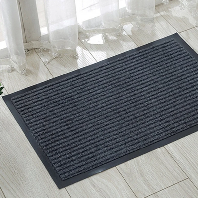 Лучший 2-Pack полосатый коврик для двери-Крытый Открытый коврик Entryway Добро пожаловать коврики, Крытый Открытый вход коврики для обуви Scra