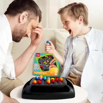 

Rainbow Ball Elimination Game Puzzle Magic Chess Toy Set Play Game Learning Educational Training Kids Wooden Toys Dropshipping