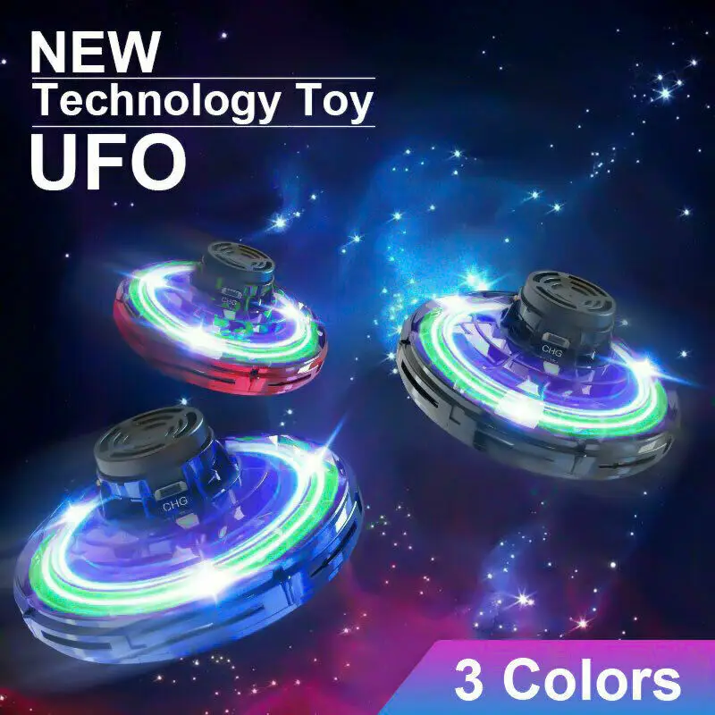 Mini Drone UFO giroscopio volar mano operado de inducción aviones dedo giroscopio Kit de Quadrocopter Drone niños juguete para regalo