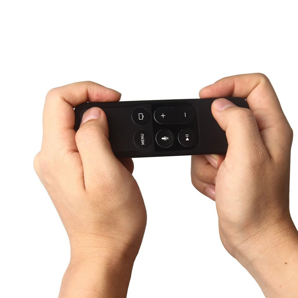 Безопасный противоударный домашний портативный Мягкий защитный чехол прочный талреп пульт дистанционного управления черный силиконовый чехол для Apple TV4