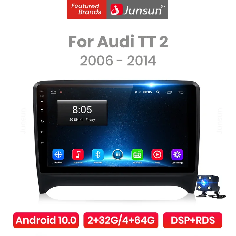 Автомагнитола Junsun на Android мультимедийный видеоплеер автомагнитола с голосовым