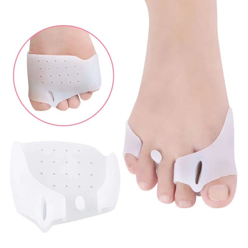 2 шт./компл. корректор Носок силиконовые серьги Bunion косточка на большом пальце предотвратить продукты и инструменты для ухода за ногами разделитель для пальцев