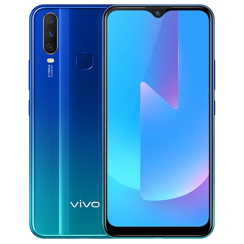 Dark Blue Мобильный телефон vivo U3x Snapdragon 665 Celular Android9 Восьмиядерный 5000 мАч Быстрая зарядка двойная SIM 6,5" 3 камеры телефон - Цвет: Dark Blue