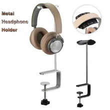 Metal Headphone Holder Display Desk Mount Universal Office Non Slip Hanger Headset Stand Durable Bracket Space Saving
