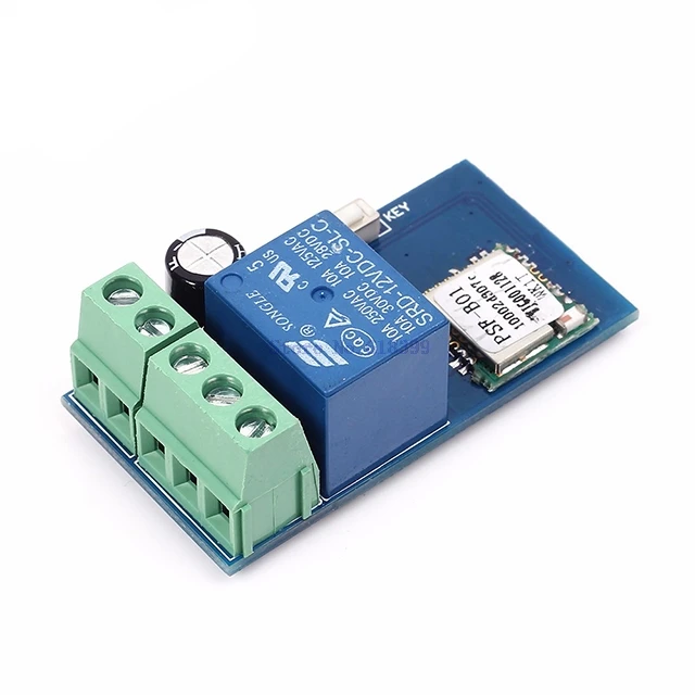 

A7-- DC 12V Inching Mode Wireless Wifi Relay Switch Module Mobile Phone Remote Control Timer Low Power Android IOS Smart Home