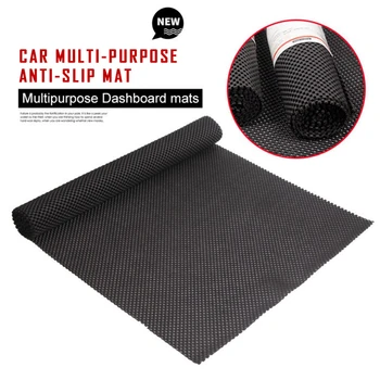 

150*50cm Multipurpose DIY Non-Slip Mat Black Anti-wear Anti Slip Mat Roll Cushioning Pad For Home Office Cars Caravans Use
