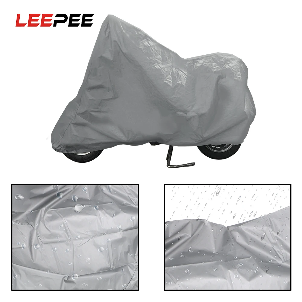 LEEPEE s, m, l, xl, крытые, уличные, велосипедные, дождевые, пылезащитные Чехлы, универсальные, для заездов, пыли, дождя, снега, УФ-защита, крышка мотоцикла