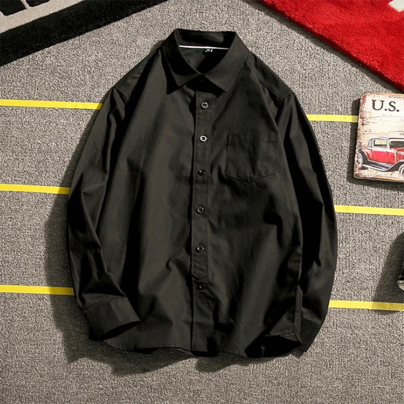 Рубашки для молодых мужчин с длинным рукавом ярких цветов Camisa, дышащая удобная свободная Облегающая рубашка из ткани высокого качества из чистого хлопка