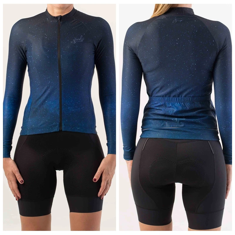givelo Летняя женская одежда Ropa Ciclismo, велосипедная одежда, одежда для гонок, одежда для велоспорта, комплект Джерси для горного велосипеда - Цвет: sets