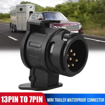 

12V Adapter for Car 13 Pin To 7 Pin European Style Trailer Adapter Towbar Socket Converter Sockets for Rear Light Accessories