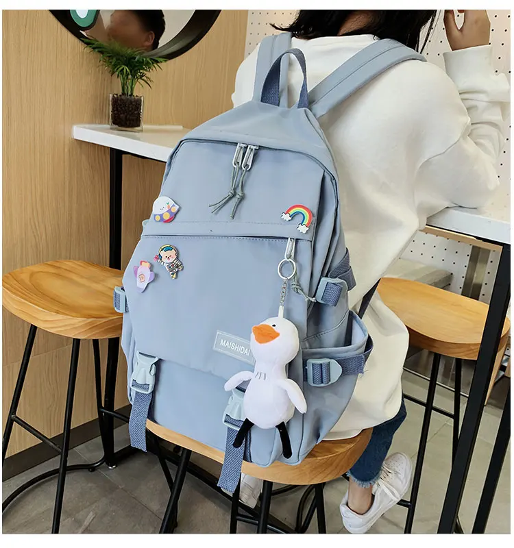 Kawaii Canvas Korea Style Backpack - Limited Edition - KawaiiTherapy