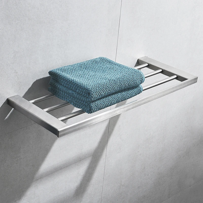 Bathroom Towel Holder Stainless Steel Towel Rack Hanging Holder Towel Bar Clothes Coat Hook Toilet Paper Holder Shower Soap Dish