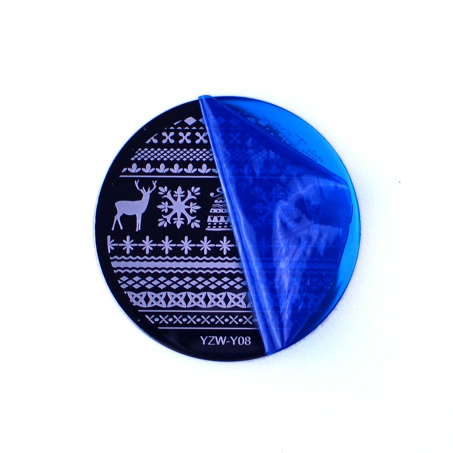 Новинка 2020 рождественские штамповочные пластины для ногтей штамп изображение