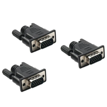 

3PCS VGA Virtual Display Adapter EDID Dummy Plug Headless Ghost Display Emulator 1920X1080P@60Hz VGA Dummy Plug