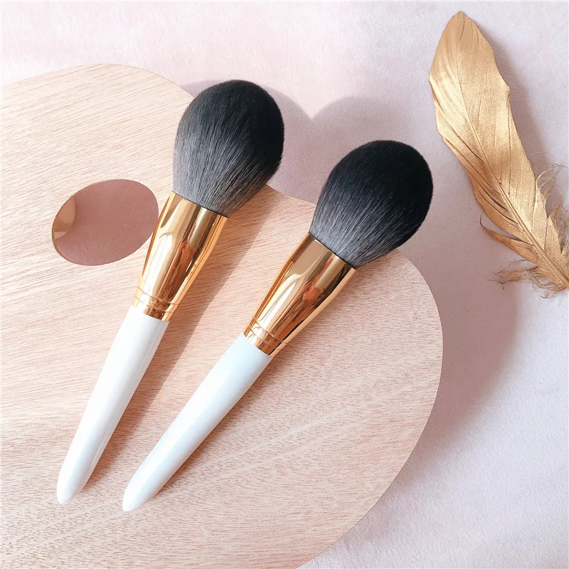 Luckygirls Makeup Brushes Soft Synthetic Hair Large Round Head Loose